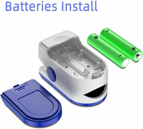 Portable Blood Oxygen Monitor / Oxygen Saturation Monitor Blood Glucose Test Meter-Finger Pulse Oximeter