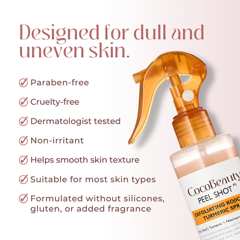 Body Peel Spray - Kojic + Turmeric