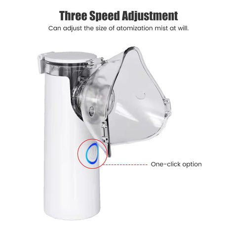 Portable Nebulizer - Nebulizer Machine for Adults and Kids, Mesh Nebulizer for Breathing Problems, Handheld Nebulizer